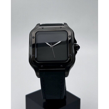 Custom Seiko Mod • Sterile Black Out Santos • 38mm
